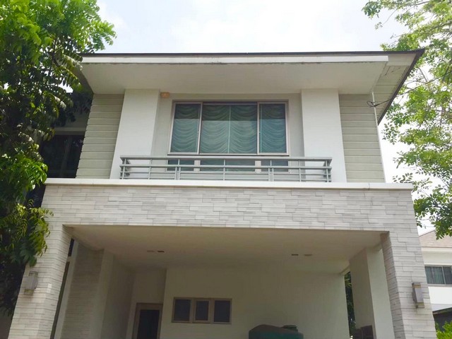 For SaleHouseLadkrabang, Suwannaphum Airport : AHT435 Single house for sale near Stamford University, along the motorway, Perfect Masterpiece Village, Rama 9