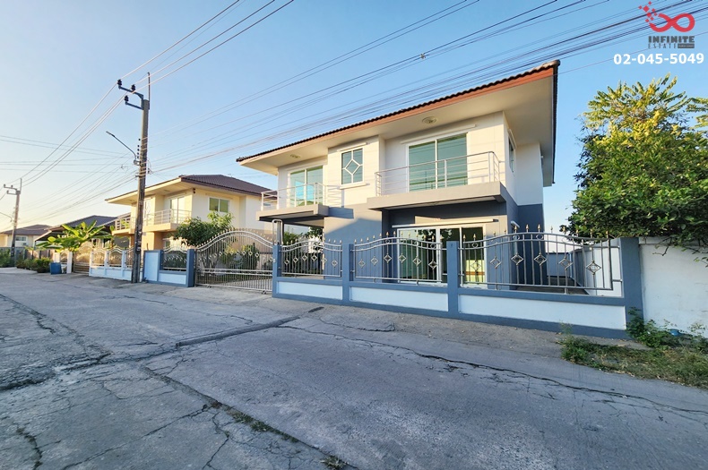 For SaleHouseMin Buri, Romklao : For sale: 2-storey detached house, 60 square wah, Soi Khu-Khlong Sip 11, Khu-Khlong Sip Road