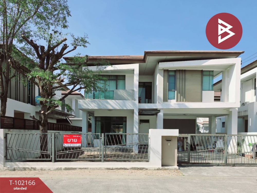 For SaleHouseMahachai Samut Sakhon : Single house for sale, Porto Villa Village, Rama 2, Nadi, Samut Sakhon