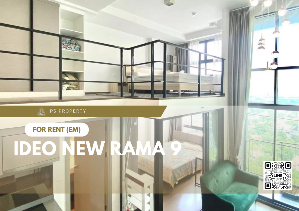 For RentCondoRama9, Petchburi, RCA : For rent 📍 IDEO New Rama 9 📍 Fully furnished and electrical appliances, near MRT Ramkhamhaeng.