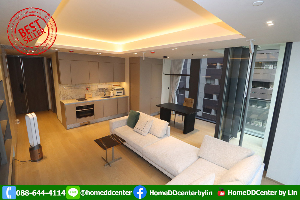 For SaleCondoWitthayu, Chidlom, Langsuan, Ploenchit : Tonson One Residence Condo Unit for Sale! Freehold condo unit in CBD of Bangkok 67 sq.m. Fl.11