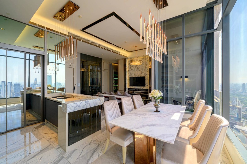 For SaleCondoSukhumvit, Asoke, Thonglor : Sky Penthouse in the heart of Asoke 2 Bedroom 157 sqm 50 MB.