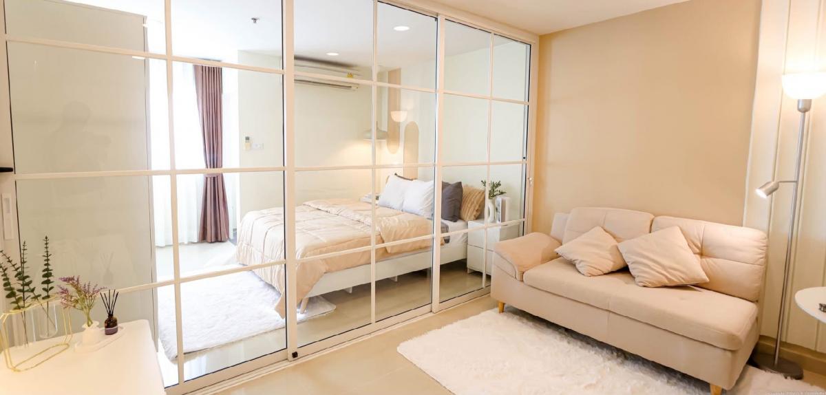 For SaleCondoVipawadee, Don Mueang, Lak Si : ✅For sale: Condo Regent Home 1 Regent Home 1 (Phahon Yothin 67) Building A, 4th floor, usable area 31 sq m, 1 bedroom, 1 bathroom, newly renovated, bedroom partitioned with glass, increasing privacy ✅Price 1,090,000 baht* Ready to move in * 🔔Book now!