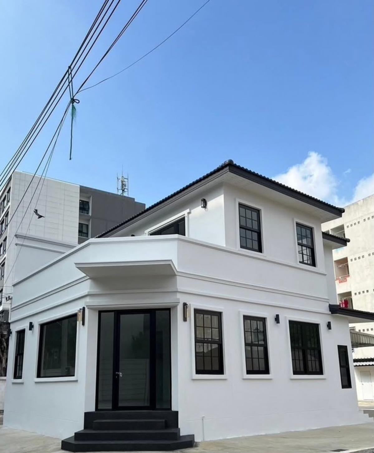 For RentHouseBangna, Bearing, Lasalle : WW24442 For rent, single house, newly built, Soi Lasalle 30, Sukhumvit 105 #near BTS Bearing #near St. Andrews International School Sukhumvit 107