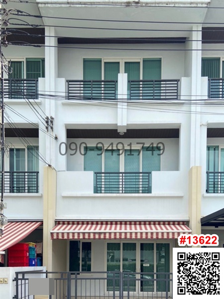 For RentTownhouseYothinpattana,CDC : For rent: 3-storey home office, Baan Klang Muang S-Sense Rama 9 - Lat Phrao, near Crystal Park