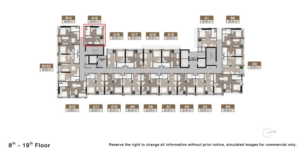 Sale DownCondoRama9, Petchburi, RCA : 🚨[Best Deal] Selling down payment Nue District R9, front building, high floor, corner room, cant find it anymore 🚨