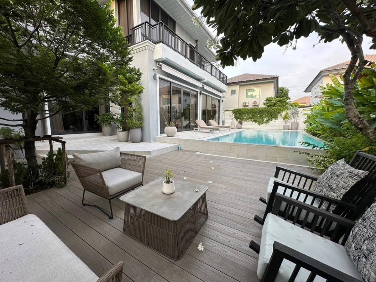 For RentHousePathum Thani,Rangsit, Thammasat : Rental / Selling  : Pool Villa In Rangsit , 3 Beds 4 Bath , 490 sqm , 116 sqw , 2 Parking Lot 🔥🔥 Rental Price : 450,000 THB / Month🔥🔥🔥🔥 Selling Price : 29,000,000 THB 🔥🔥#sellinghouses#superluxuryhousebkk#Ultraluxurycondo#luxuryhousebangkok#super