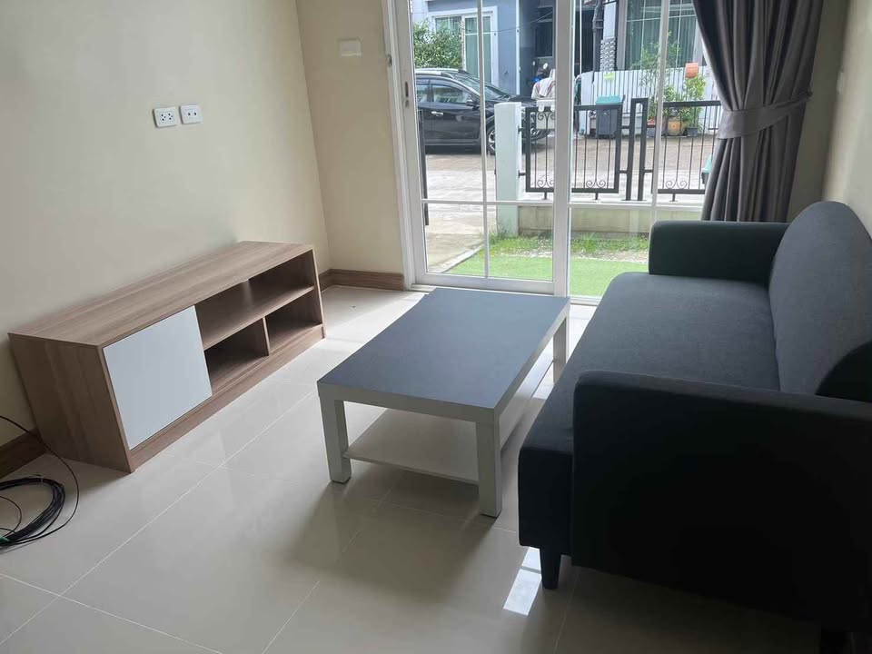 For RentTownhouseLadkrabang, Suwannaphum Airport : K-6131 Urgent for rent! Golden Town 3 Bangna Suan Luang ready to move in