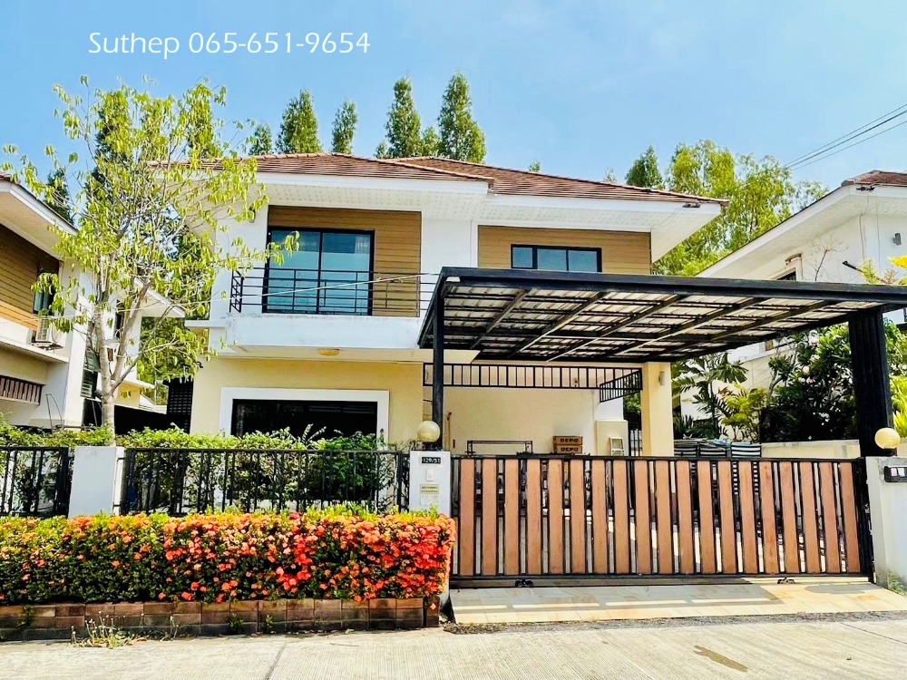 For SaleHouseRayong : For Sale: 2-Storey Detached House, 65 Sq. Wah, The Nine Village, Near Lotus, Payoon Beach, and Industrial Estates, Ban Chang, Rayong