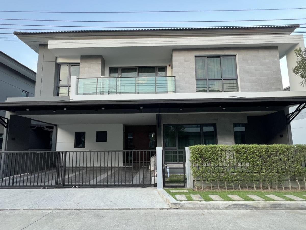 For RentHouseBangna, Bearing, Lasalle : Owner post 💥Luxury detached house for rent💥 The City Bangna, next to Mega Bangna, fully decorated, with furniture and appliances