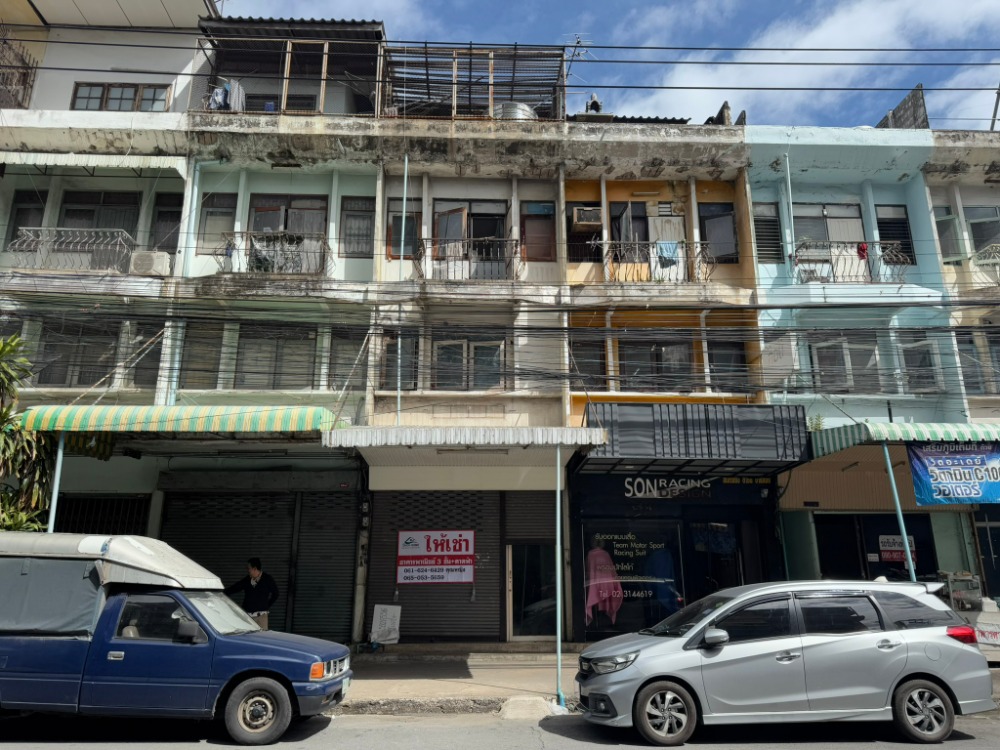 For RentShophouseRamkhamhaeng, Hua Mak : Shophouse for rent, Soi Ramkhamhaeng 21, near Ramkhamhaeng University (N.1491)