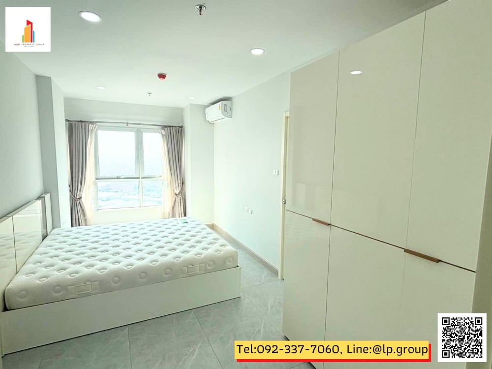 For RentCondoBang kae, Phetkasem : Urgent! Large room for rent "Supalai Veranda Phasi Charoen Station" near MRT Phasi Charoen Station, opposite Seacon Bang Khae, safe, fully furnished, ready to move in.