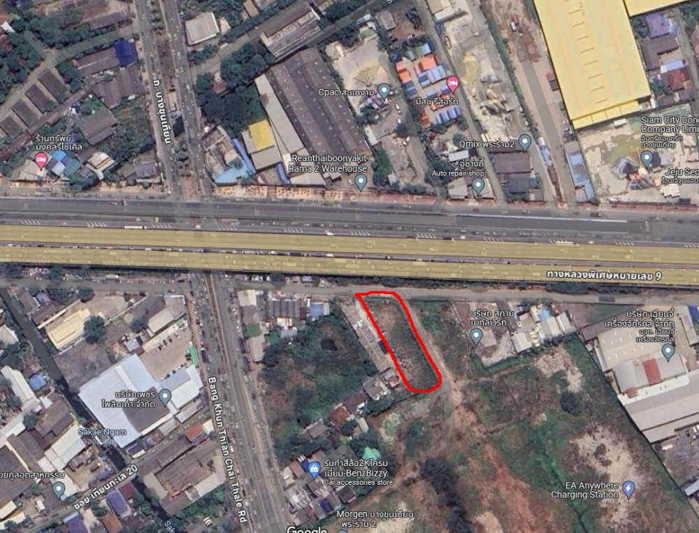 For SaleLandRama 2, Bang Khun Thian : Land for sale, Rama 2, size 420 square wah