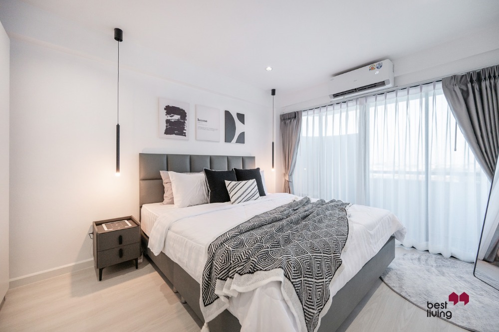 For SaleCondoOnnut, Udomsuk : 𝗘𝗮𝘀𝘁𝘄𝗼𝗼𝗱 𝗣𝗮𝗿𝗸 𝗢𝗻𝗻𝘂𝘁 𝟯𝟲 2 Bedrooms, Nearly 65 sqm, Near BTS & MRT!