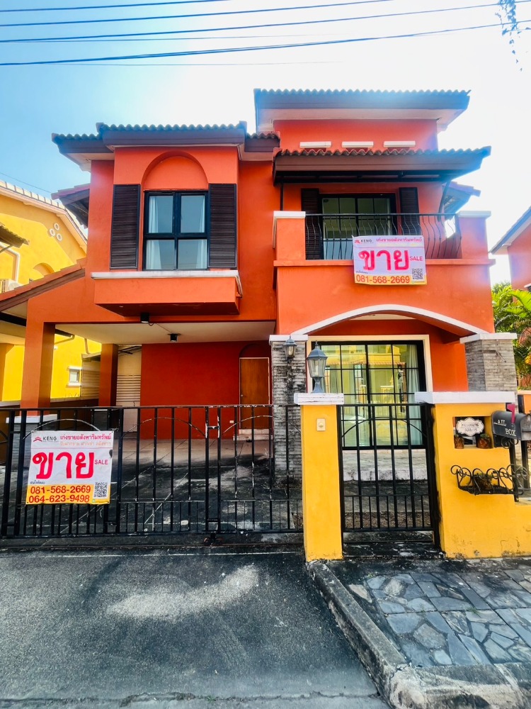 For SaleHouseChiang Mai : Single house, Tuscany atmosphere, 3 bedrooms, 3 bathrooms, near Maejo University, convenient to get into the city