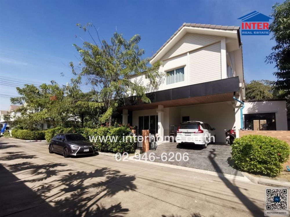 For SaleHouseRama 2, Bang Khun Thian : 2-storey detached house, 66.2 sq.w., Icon Nature Village, Rama 2 - Thian Thale 19, near Central Rama 2, Soi Thian Thale 19, Rama 2 Road, Bang Khun Thian District, Bangkok