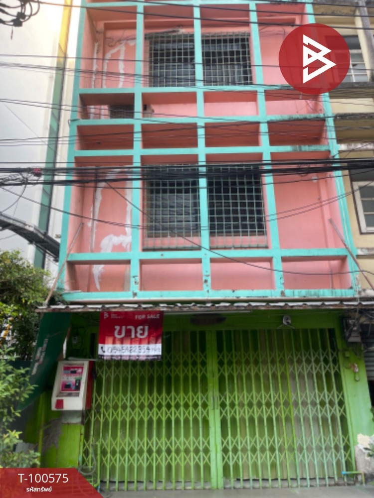 For SaleShophouseSamut Prakan,Samrong : Commercial building for sale, 3 floors, area 19 square wah, Samrong, Samut Prakan, good location for trading