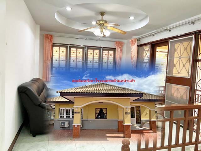 For RentHouseRayong : Thai Watsadu BanChang 2.6km.3bed 1-storey house 72sq.wa. 282 sq.m. 2bath with fur built-in kitchen f