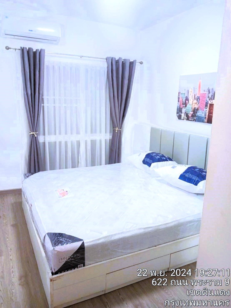 For RentCondoRama9, Petchburi, RCA : KC c08 for rent, Condo A Space Asoke-Ratchada, 6th floor, studio room, size 31 sq m., near MRT Rama 9, near G Tower Rama 9, Fortune Rama 9, Central Rama 9, suitable for people working in this area.