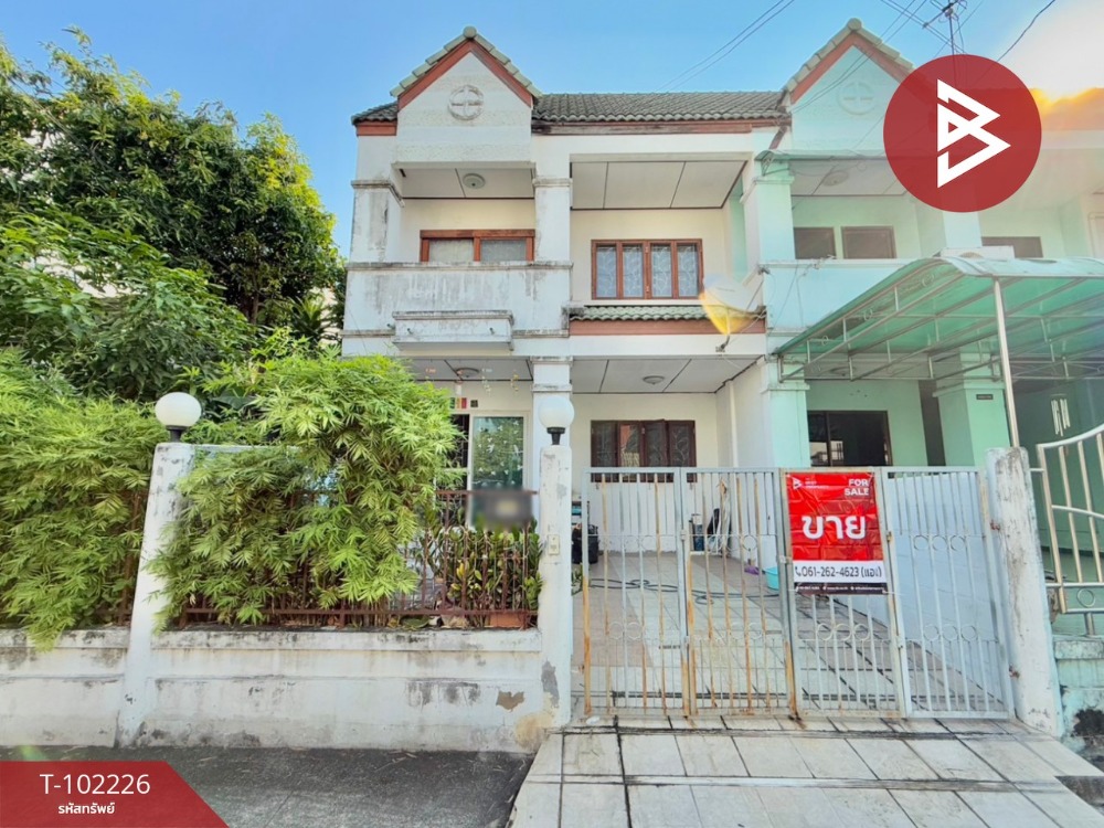 For SaleTownhouseLadprao101, Happy Land, The Mall Bang Kapi : Townhouse for sale, Sin Suk Pho Kaew Village, Lat Phrao 101, Bangkok