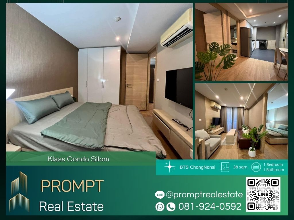 For RentCondoSilom, Saladaeng, Bangrak : KL04790 - Klass Condo Silom :  คลาส คอนโด สีลม - BTS ChongNonsi / BTS Saladaeng