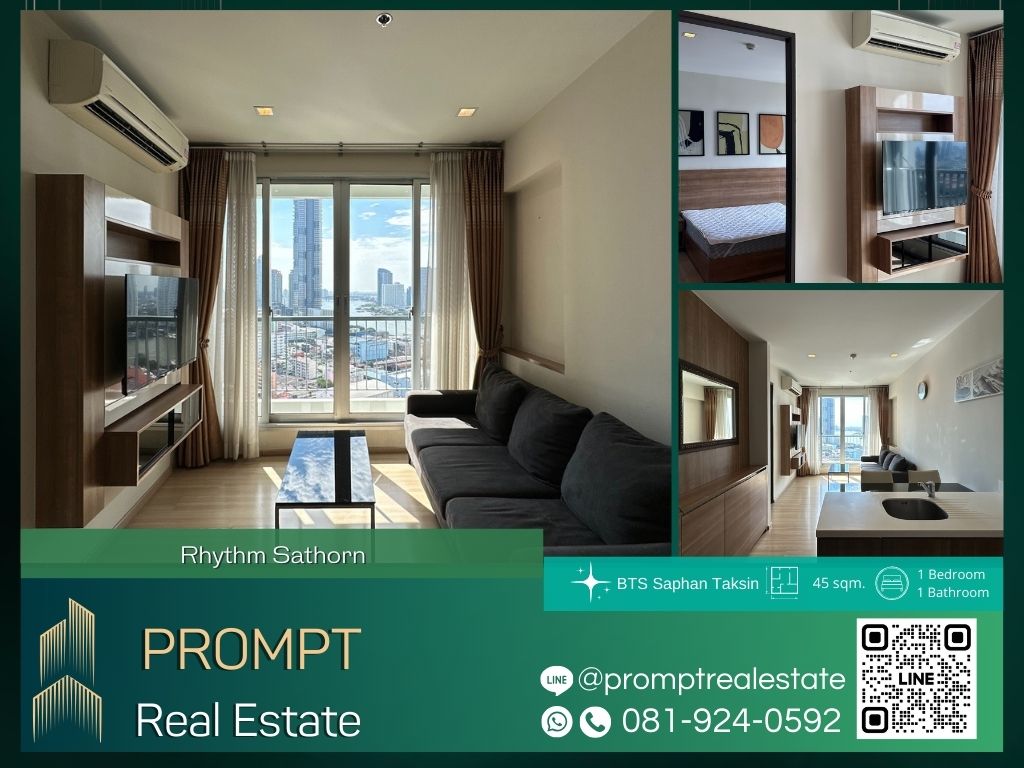 For RentCondoSathorn, Narathiwat : QR03978 - Rhythm Sathorn :  ริทึ่ม สาทร - BTS Saphan Taksin/ Robinson Bangrak/ Asiatique The Riverfront