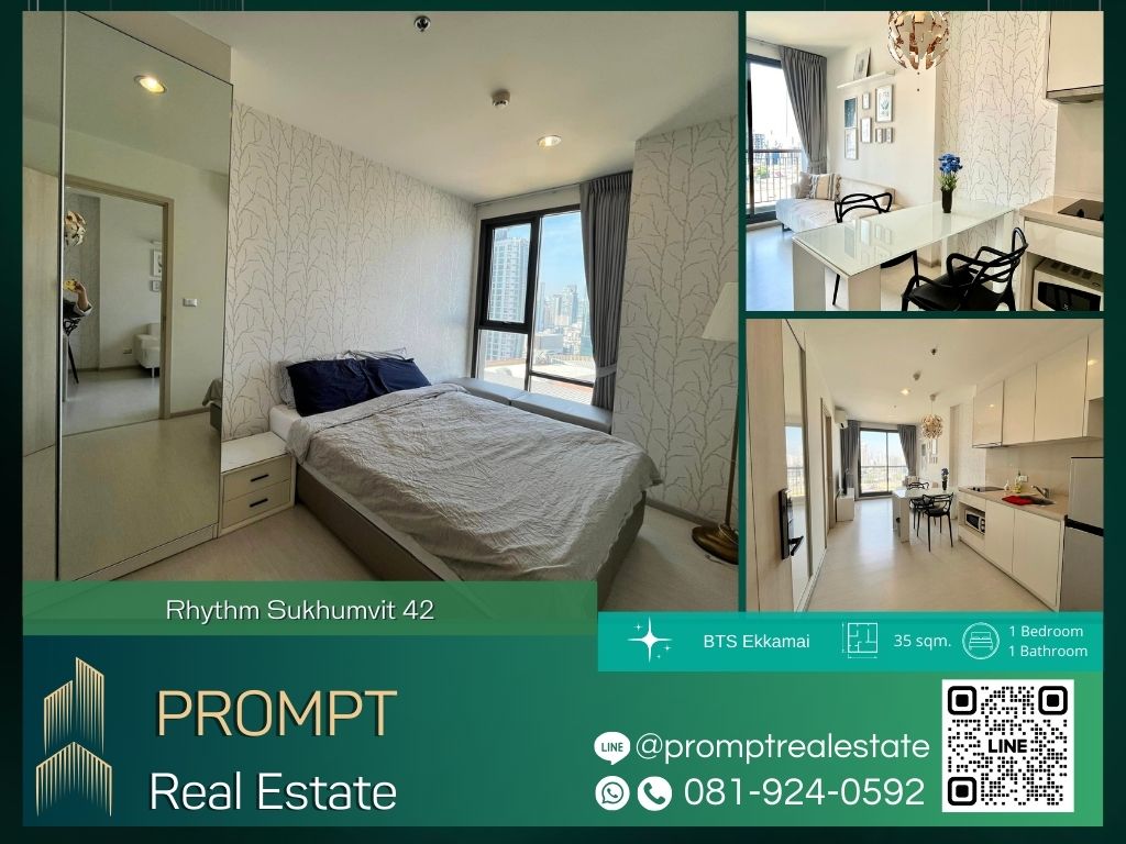 For RentCondoSukhumvit, Asoke, Thonglor : QR03982 - Rhythm Sukhumvit 42 :  ริทึ่ม สุขุมวิท 42 - BTS Ekkamai / EkkamaiGateway