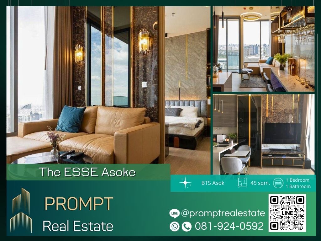 For RentCondoSukhumvit, Asoke, Thonglor : ST12353 - The ESSE Asoke  :  ดิ เอส อโศก - BTS Sukumvit / MRT Sukumvit / SWU