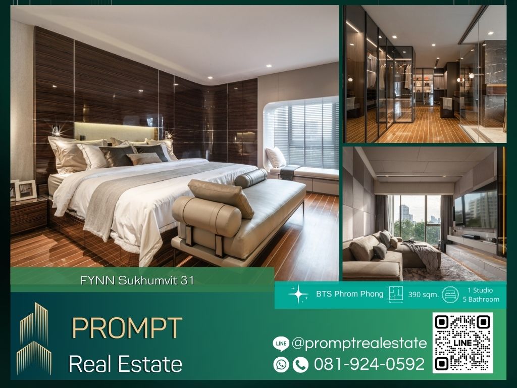 For SaleCondoSukhumvit, Asoke, Thonglor : EF00870 - FYNN Sukhumvit 31 :  ฟินน์ สุขุมวิท 31 - BTS Phrom Phong / MRT Asoke