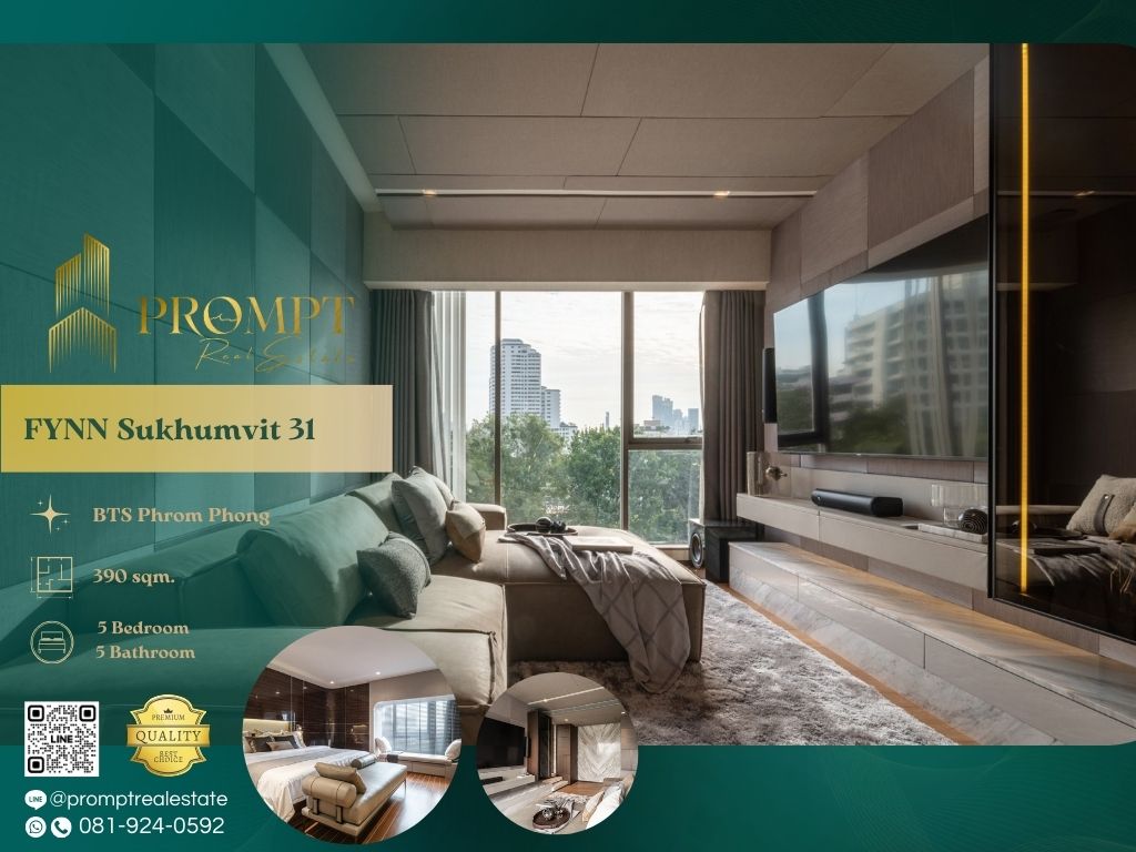 ขายคอนโดสุขุมวิท อโศก ทองหล่อ : EF00870 - FYNN Sukhumvit 31 :  ฟินน์ สุขุมวิท 31 - BTS Phrom Phong / MRT Asoke