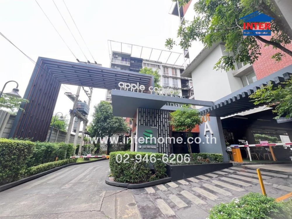 For SaleCondoBangna, Bearing, Lasalle : Condominium 35.6 sq.m. Apple Condo Sukhumvit-Bearing, Soi Bearing 34/2 (Soi Kanya House), Sukhumvit Road 107, Mueang Samut Prakan, Samut Prakan