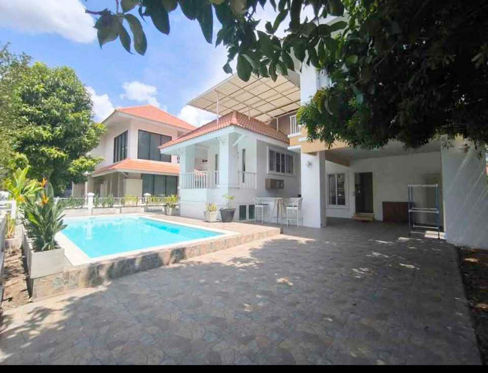 For RentHouseChiang Mai : Luxury house for rent with private pool near by 10 min to Kad Farang, No.14H332