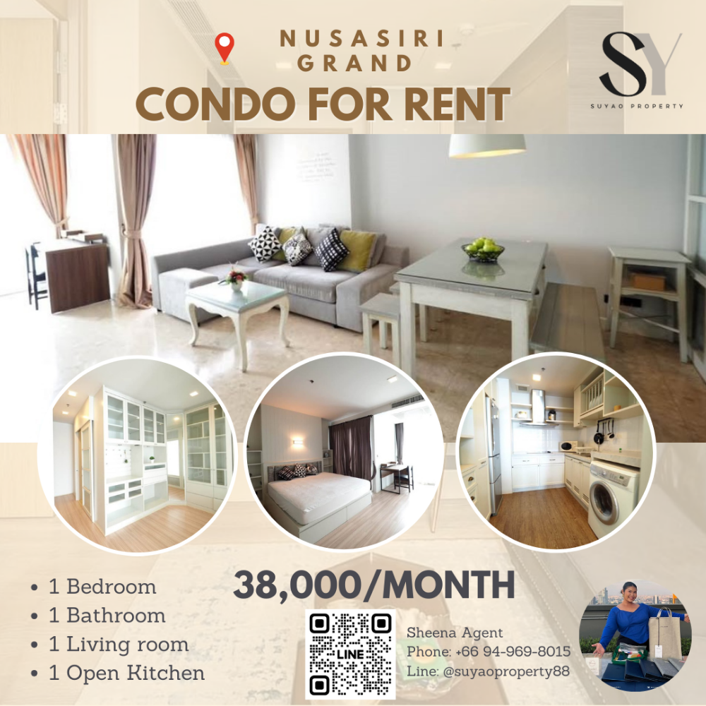 For RentCondoSukhumvit, Asoke, Thonglor : 🏙️Nusasiri Grand🏙️