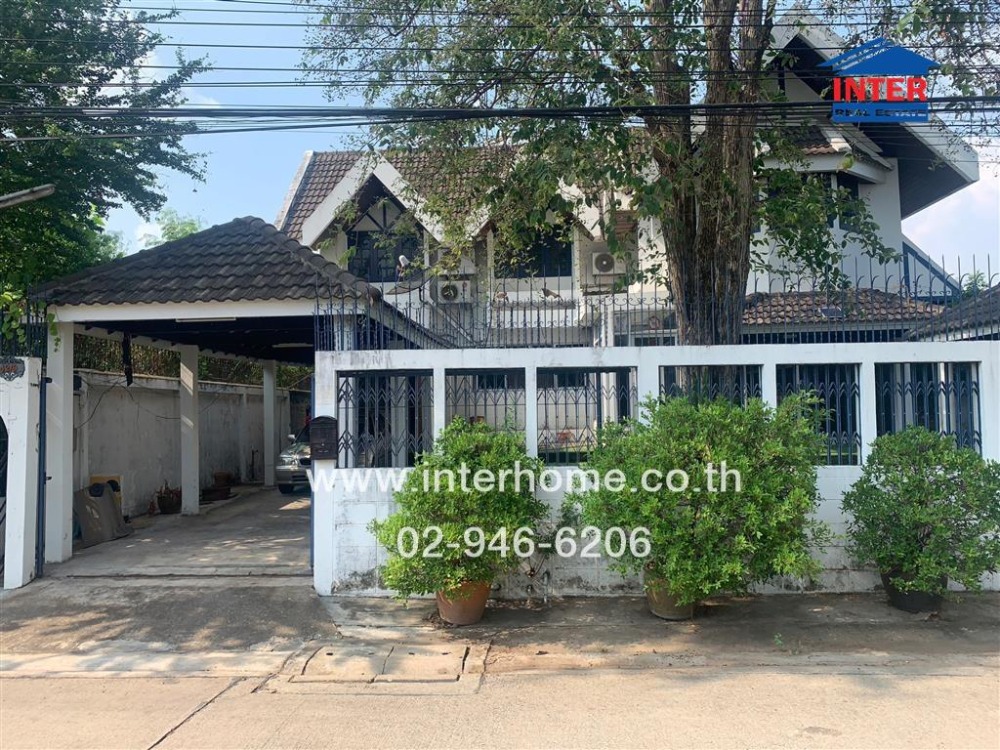 For SaleHouseVipawadee, Don Mueang, Lak Si : 2-storey detached house, 100 sq m., detached house, Soi Ngamwongwan 47, near Dhurakij Pundit University, Soi Ngamwongwan 47, Intersection 26 (Soi Chin Khet 2), Ngamwongwan Road, Bang Khen District, Bangkok