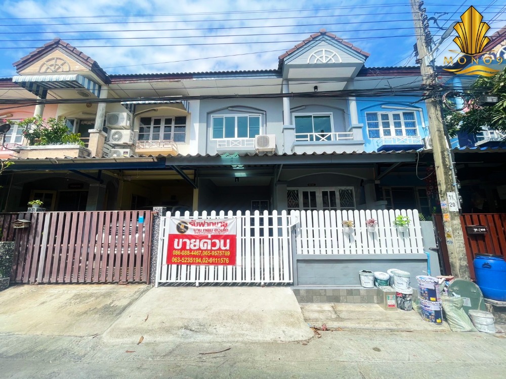 For SaleTownhouseSamut Prakan,Samrong : For sale: 2-storey townhouse, Suthawi, Bang Phli-Khlong Khut, newly renovated, ready to move in