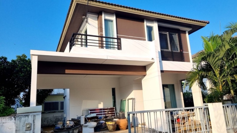 For RentHouseBangna, Bearing, Lasalle : For rent!! Village front Chaiyaphruek Bangna Km 26 (Soi ABAC Bangna) New house, ready to move in. Interested, contact 082-3223695.