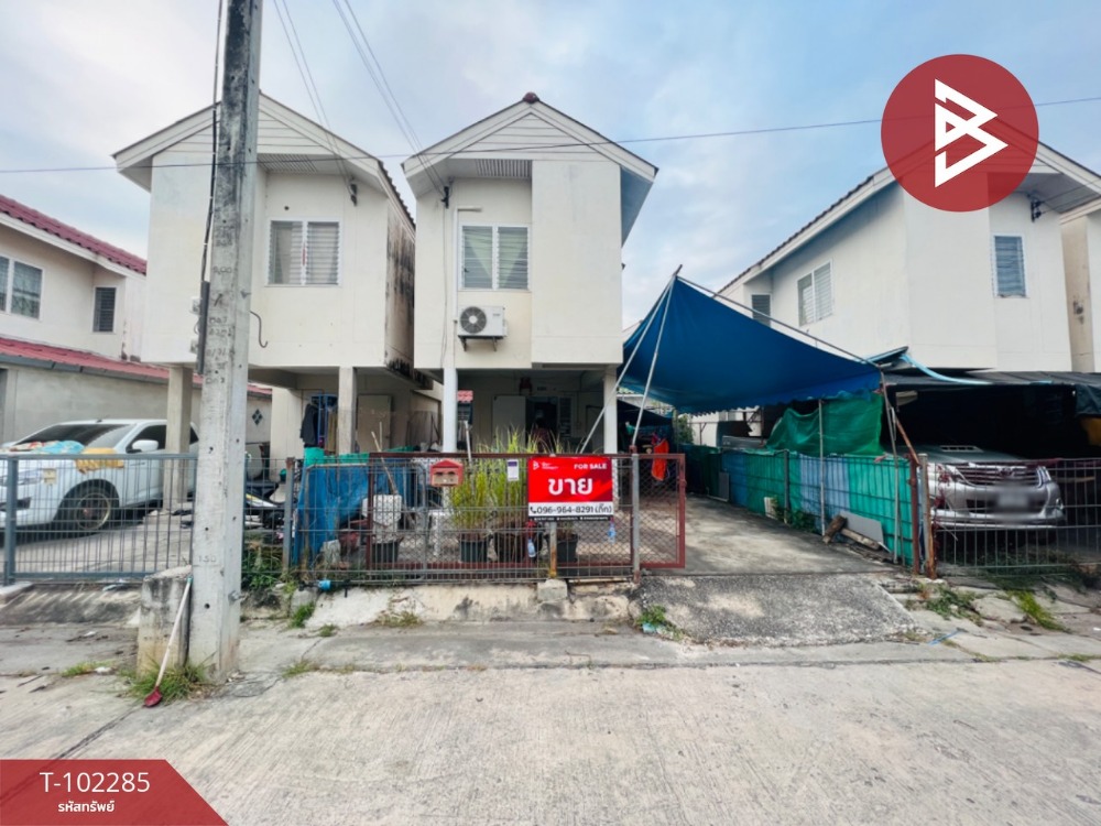 For SaleHouseSamut Songkhram : Single house for sale, Lad Yai Eua-Athorn Village, Samut Songkhram