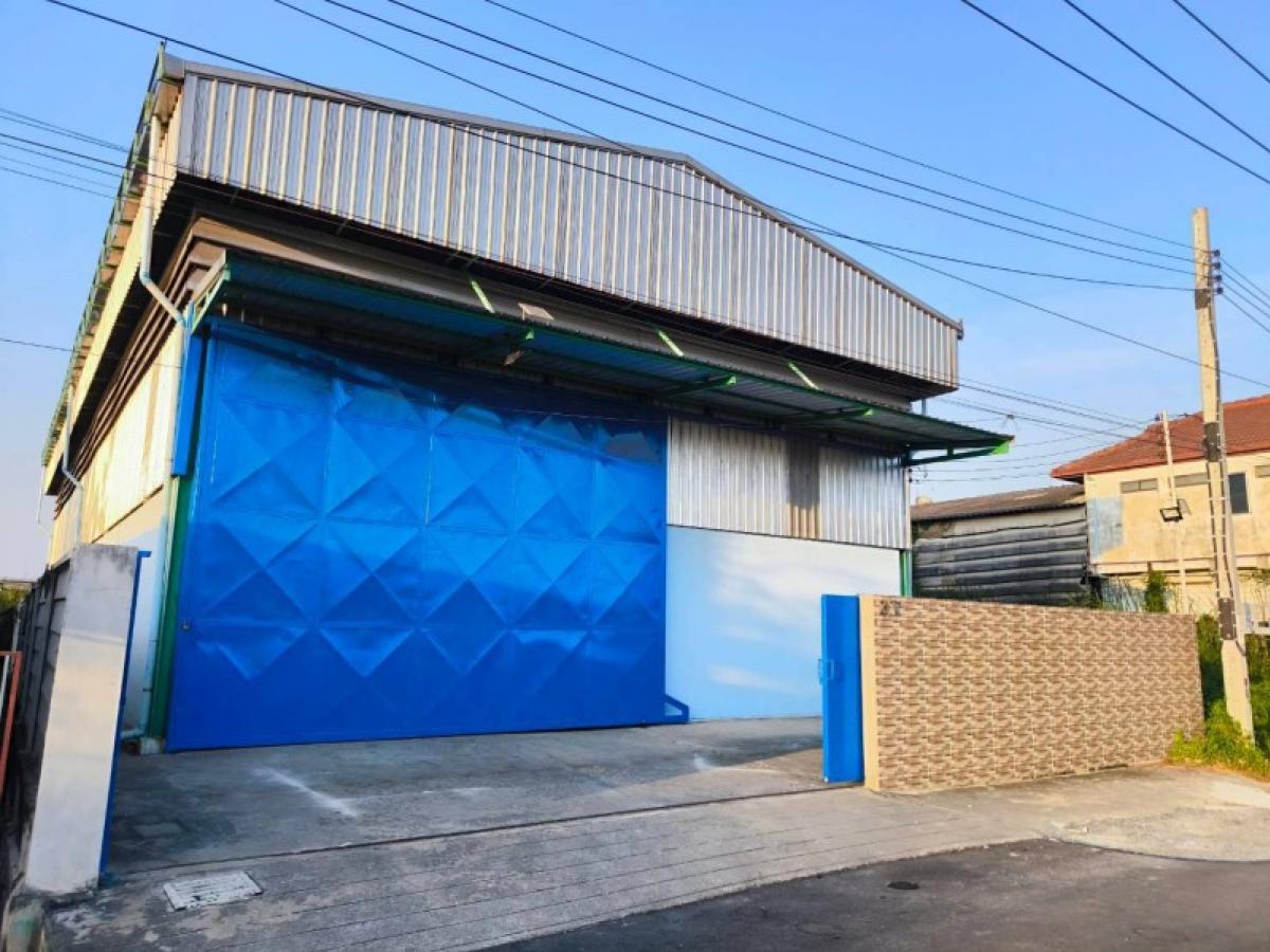 For RentFactoryRama 2, Bang Khun Thian : Warehouse for rent, usable area 400 sq m., convenient for trucks to enter and exit, near Central Rama 2