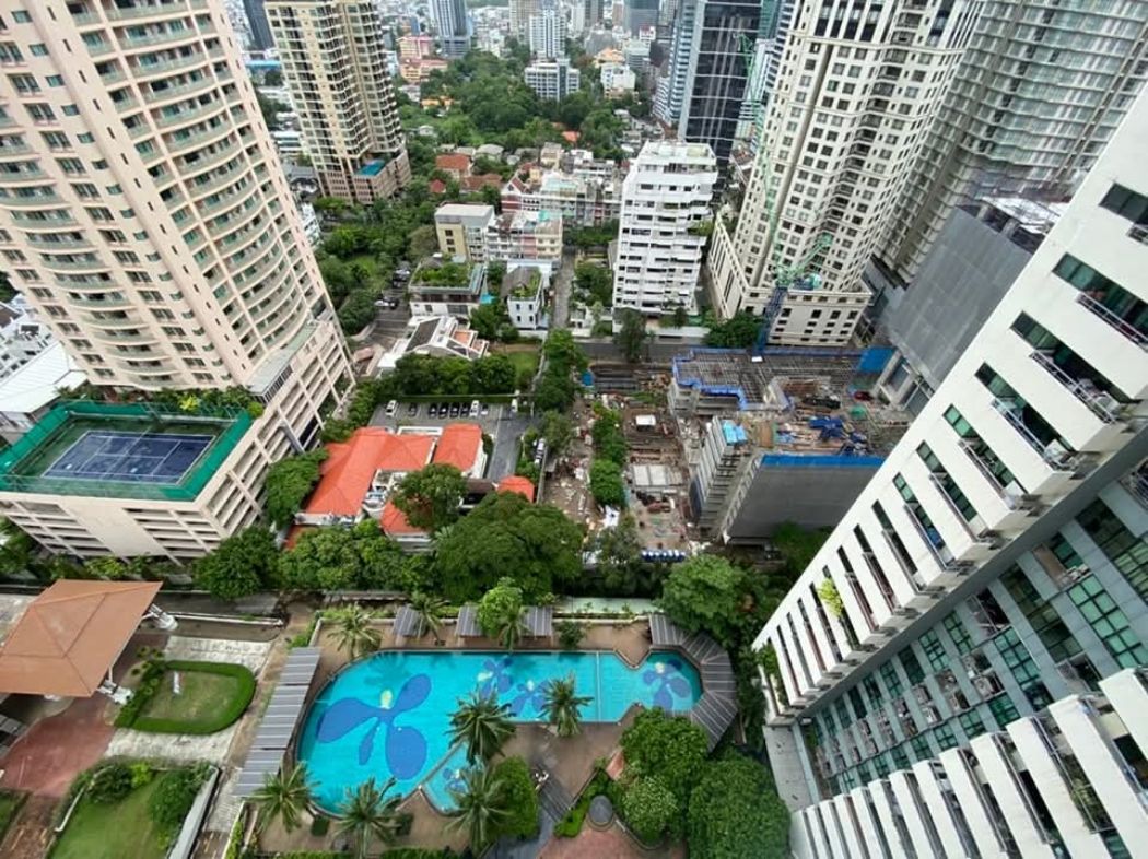 For RentCondoSathorn, Narathiwat : Condo for rent, Sathorn Garden, Building B, 25th, size 64 sq m., for rent 30,000 baht/month