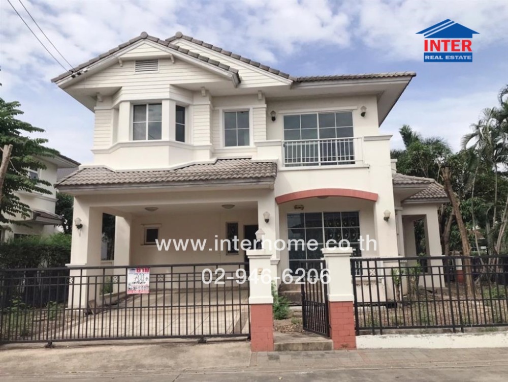 For SaleHousePhutthamonthon, Salaya : 2-storey detached house, 70 sq.w., Manthana Thawi Watthana-Pinklao Village, near Mahidol University, Salaya, Soi Thawi Watthana 59, Phutthamonthon Sai 4, Phutthamonthon, Nakhon Pathom