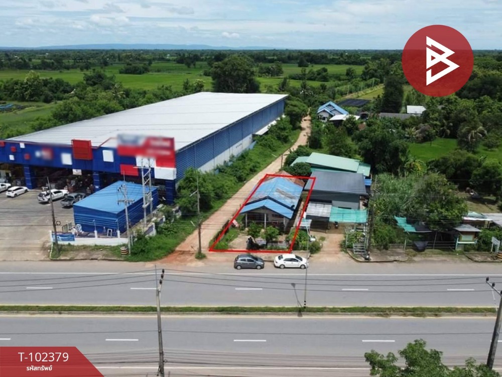 For SaleLandNakhon Phanom : Land for sale with buildings, area 67.3 sq.wa, That Phanom, Nakhon Phanom