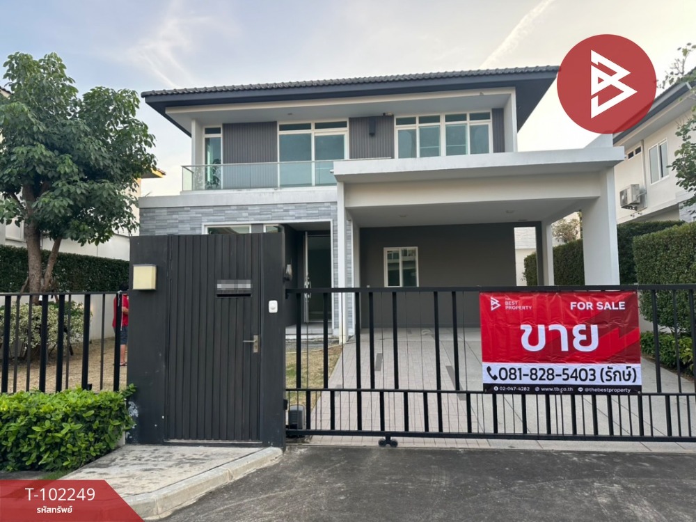 For SaleHouseRama5, Ratchapruek, Bangkruai : Single house for sale, Mantana Westgate Village, Nonthaburi