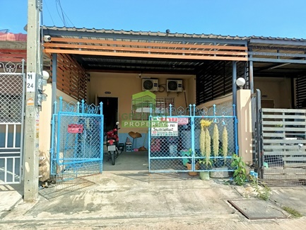 For SaleTownhouseSamut Prakan,Samrong : Baan Saengtawan Bang Bo, Samut Prakan, urgent sale, townhouse, single floor, area 17.40 sq m, good location, cheap price