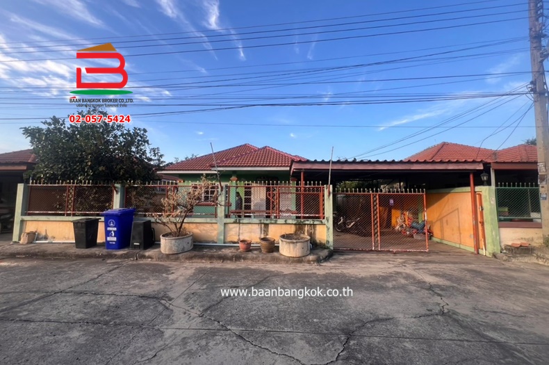 For SaleHouseAyutthaya : Single house, To Charoen Village 2, area 65.7 sq m., Asia Road, Nakhon Luang District, Ayutthaya Province