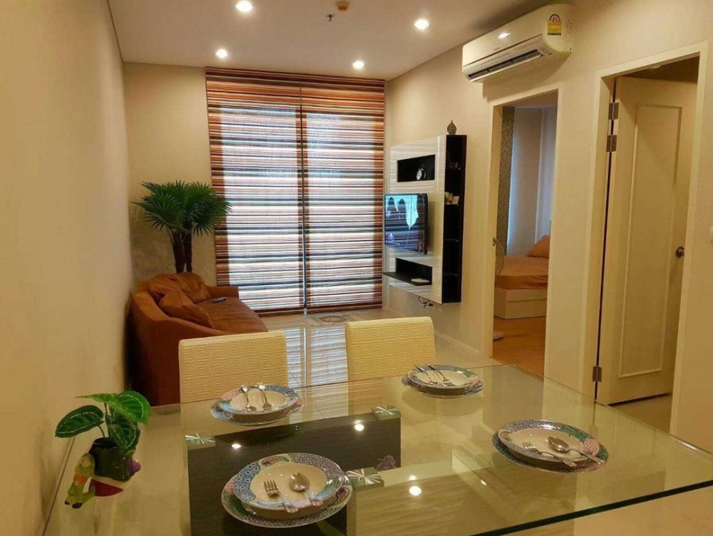 For RentCondoRama9, Petchburi, RCA : For rent Villa Asoke 1 bedroom 1 bathroom, large room, Villa Asoke