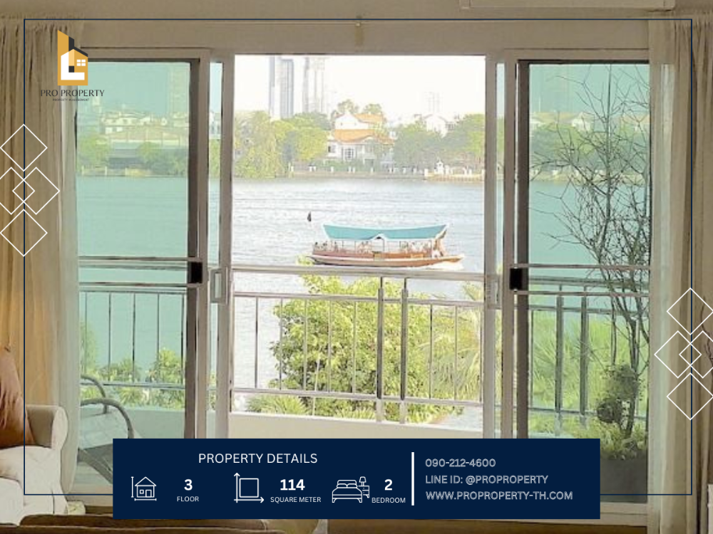 For SaleCondoWongwianyai, Charoennakor : Condo for sale on the riverside, Supalai River Resort