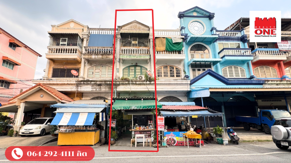 For SaleShophouseNonthaburi, Bang Yai, Bangbuathong : Commercial building for sale, Bangyai City, Bangyai Central Market, opposite Westgate, 4 floors, 20 square wah