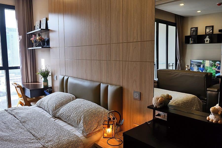 For RentCondoSukhumvit, Asoke, Thonglor : 🌈FOR RENT>> Ashton Asoke>> 🎊1 Bedroom corner room, 18th floor, convenient transportation, near BTS Asoke, MRT Sukhumvit, beautifully decorated #LV-MO1129