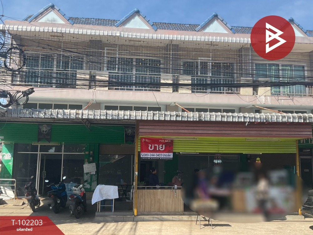 For SaleShophouseChanthaburi : Commercial building for sale, 2 units, area 71.9 sq.wa, Tha Chang, Chanthaburi