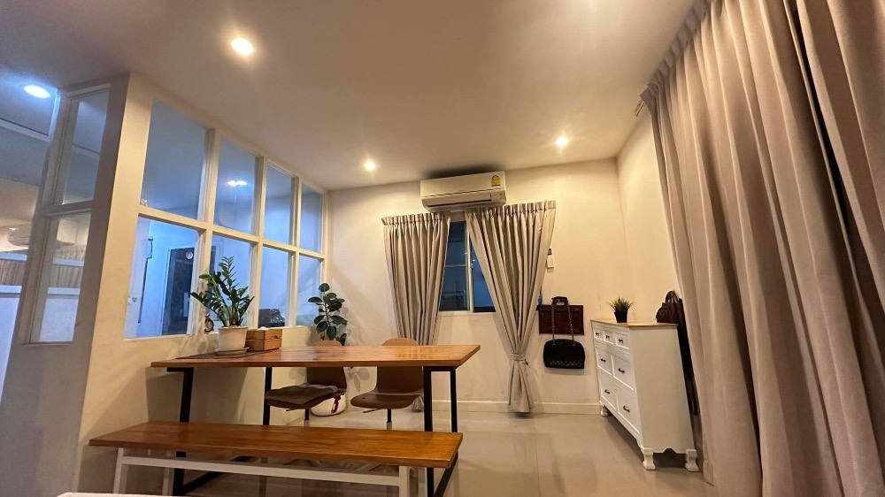 For RentHouseMin Buri, Romklao : 📣🏡🌟 House for rent, The Plant Simpls project, Ramkhamhaeng 118, beautifully decorated, lots of usable space, good location, convenient transportation